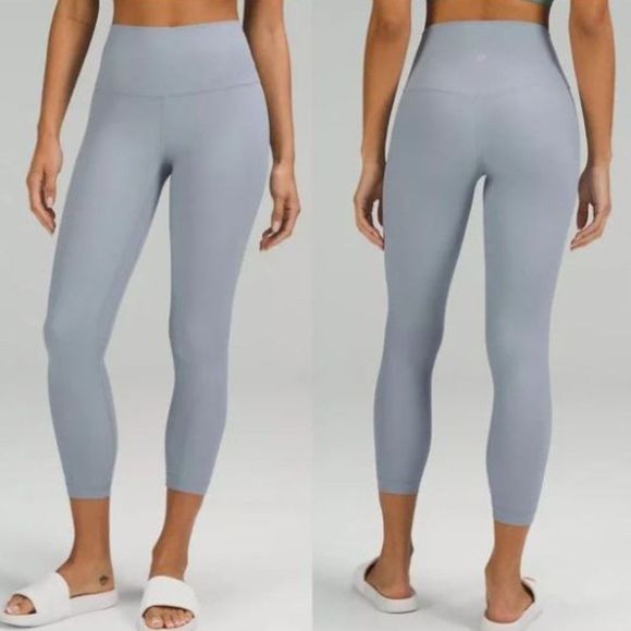 NWT lululemon Wunder Train HR Tight 28" Chambray Blue - Picture 2 of 5